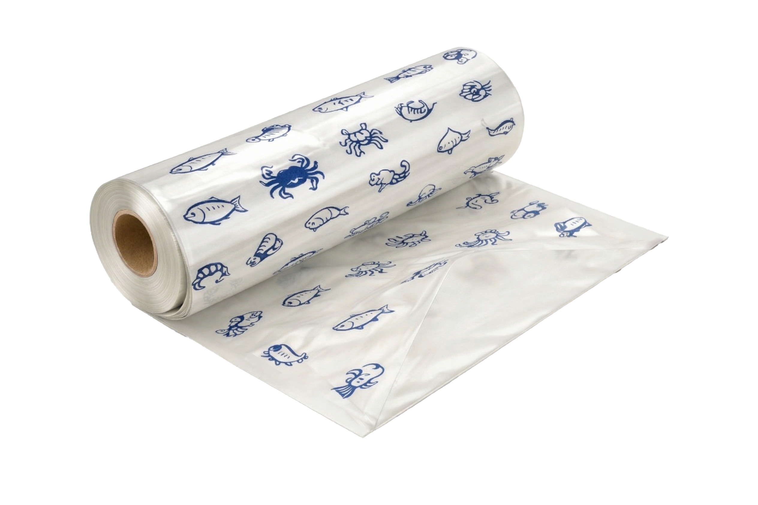 Fish Tube Roll Paper / PE with PET Window